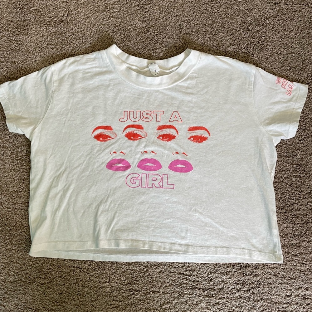 GWEN STEFANI "JUST A GIRL" RESIDENCY PROGRAM LAS VEGAS T-SHIRT White SIZE SMALL